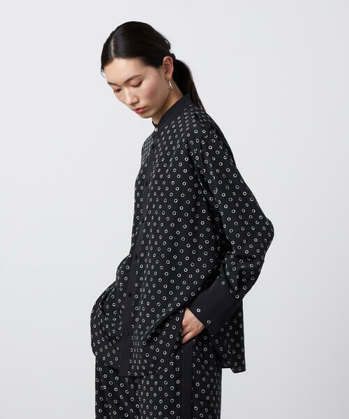 Precious Mild / プレシャスマイルド シャツ・ブラウス | ハトメプリント シャツ | 詳細4