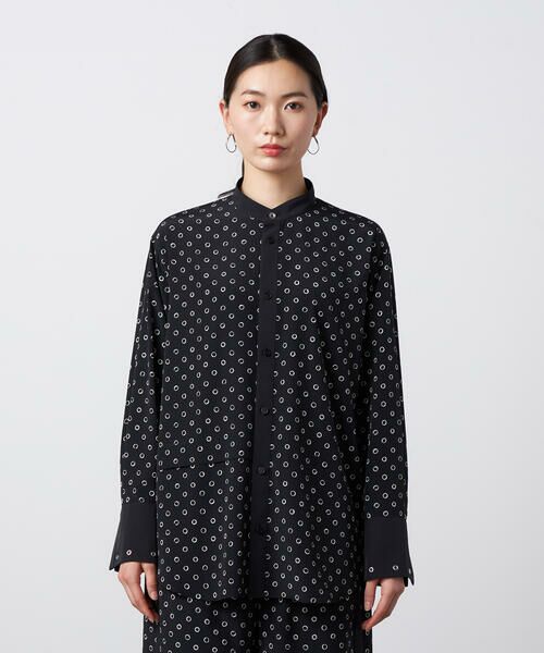 Precious Mild / プレシャスマイルド シャツ・ブラウス | ハトメプリント シャツ | 詳細5