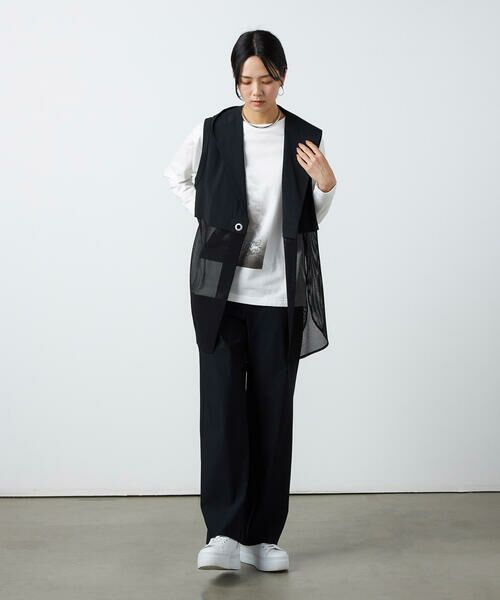 Precious Mild / プレシャスマイルド ベスト | ハトメ付き フードジレ | 詳細2