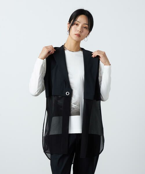 Precious Mild / プレシャスマイルド ベスト | ハトメ付き フードジレ | 詳細5