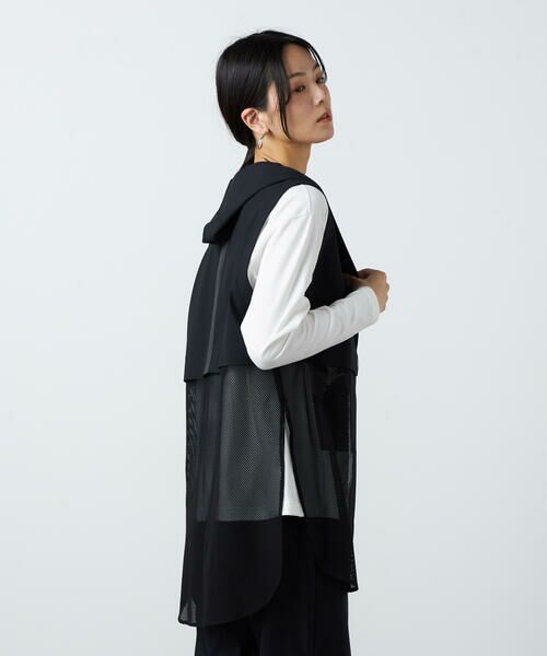 Precious Mild / プレシャスマイルド ベスト | ハトメ付き フードジレ | 詳細6