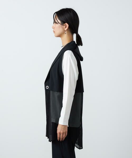 Precious Mild / プレシャスマイルド ベスト | ハトメ付き フードジレ | 詳細8