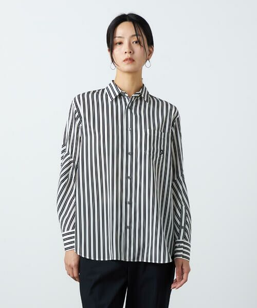 Precious Mild / プレシャスマイルド シャツ・ブラウス | ダブルストライプ シャツ | 詳細7