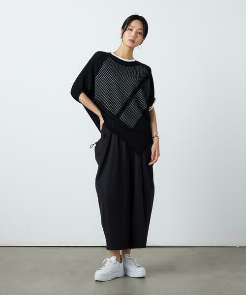 Precious Mild / プレシャスマイルド ニット・セーター | 点々ストライプ ダイヤ型ニットプルオーバー | 詳細2