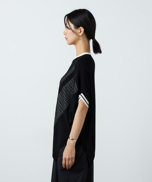 Precious Mild / プレシャスマイルド ニット・セーター | 点々ストライプ ダイヤ型ニットプルオーバー | 詳細7