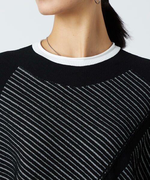 Precious Mild / プレシャスマイルド ニット・セーター | 点々ストライプ ダイヤ型ニットプルオーバー | 詳細9