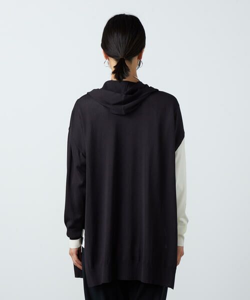 Precious Mild / プレシャスマイルド カーディガン・ボレロ | ライン入りフード付き ニットカーディガン | 詳細10