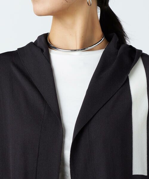 Precious Mild / プレシャスマイルド カーディガン・ボレロ | ライン入りフード付き ニットカーディガン | 詳細11