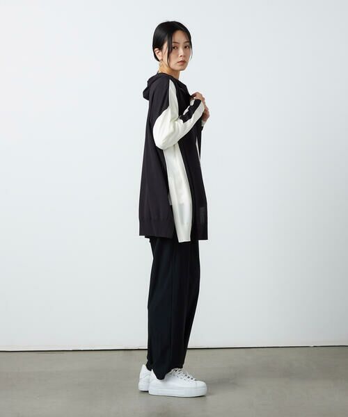 Precious Mild / プレシャスマイルド カーディガン・ボレロ | ライン入りフード付き ニットカーディガン | 詳細2