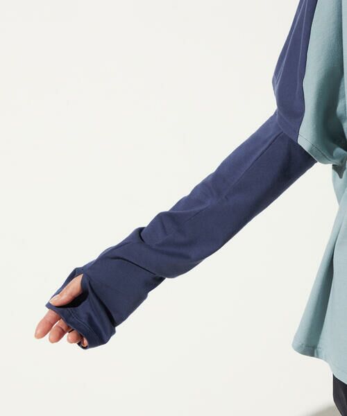 Precious Mild / プレシャスマイルド カットソー | アームカバー付き 配色プルオーバー | 詳細14