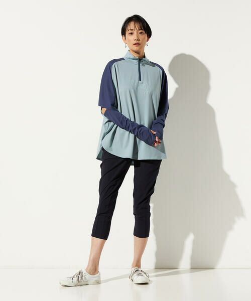 Precious Mild / プレシャスマイルド カットソー | アームカバー付き 配色プルオーバー | 詳細2