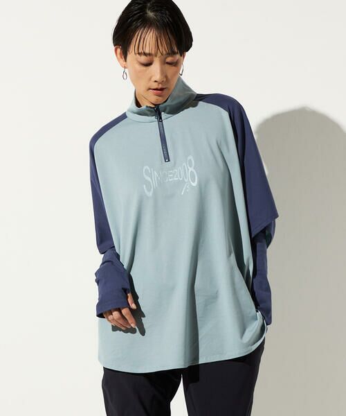 Precious Mild / プレシャスマイルド カットソー | アームカバー付き 配色プルオーバー | 詳細5