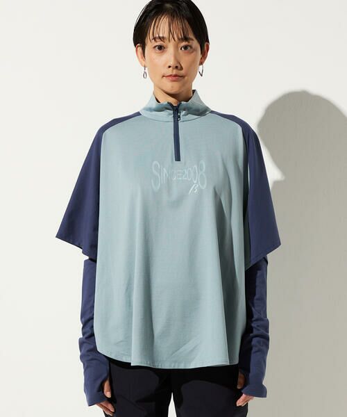 Precious Mild / プレシャスマイルド カットソー | アームカバー付き 配色プルオーバー | 詳細9