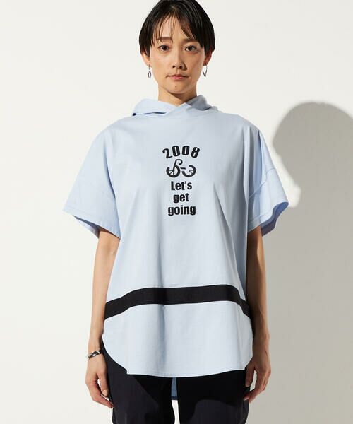 Precious Mild / プレシャスマイルド カットソー | 自転車ロゴプリント フードプルオーバー | 詳細3