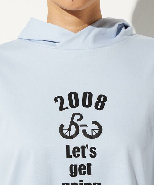 Precious Mild / プレシャスマイルド カットソー | 自転車ロゴプリント フードプルオーバー | 詳細6