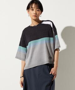 Precious Mild / プレシャスマイルド ニット・セーター | 三色ライン入り ニットプルオーバー