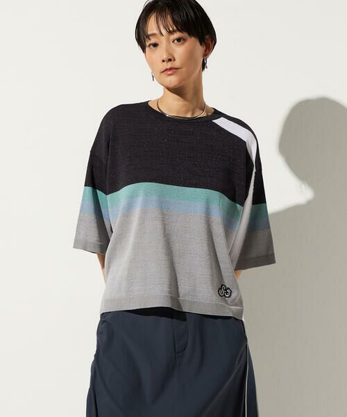 Precious Mild / プレシャスマイルド ニット・セーター | 三色ライン入り ニットプルオーバー | 詳細3