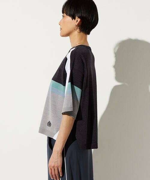 Precious Mild / プレシャスマイルド ニット・セーター | 三色ライン入り ニットプルオーバー | 詳細6