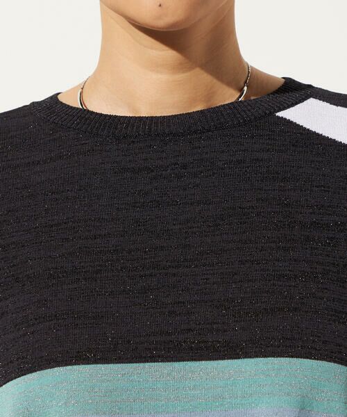 Precious Mild / プレシャスマイルド ニット・セーター | 三色ライン入り ニットプルオーバー | 詳細7