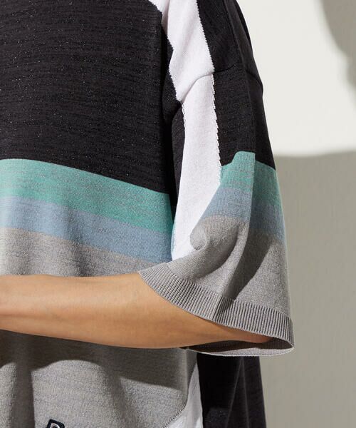 Precious Mild / プレシャスマイルド ニット・セーター | 三色ライン入り ニットプルオーバー | 詳細8