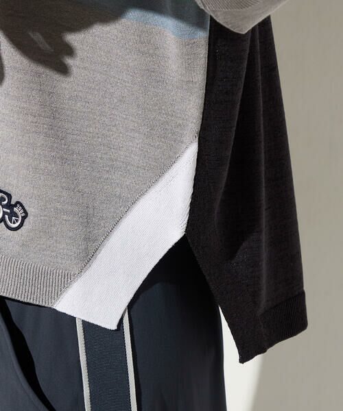 Precious Mild / プレシャスマイルド ニット・セーター | 三色ライン入り ニットプルオーバー | 詳細9