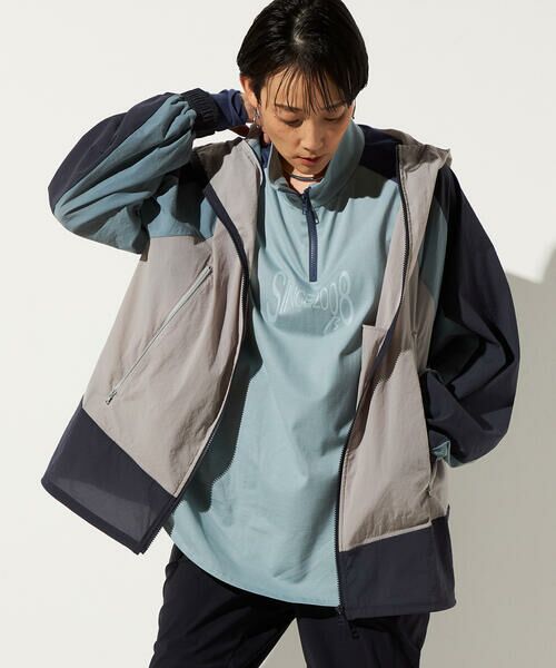 Precious Mild / プレシャスマイルド ブルゾン | カラーブロッキング ブルゾン（04:グレー）