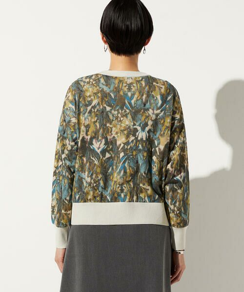 Precious Mild / プレシャスマイルド カーディガン・ボレロ | 【セットアップ対応】リーフプリント ニットカーディガン | 詳細5