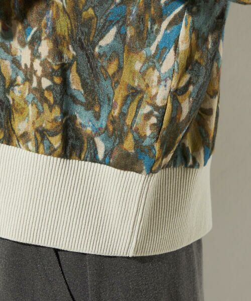 Precious Mild / プレシャスマイルド カーディガン・ボレロ | 【セットアップ対応】リーフプリント ニットカーディガン | 詳細8