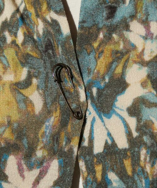 Precious Mild / プレシャスマイルド カーディガン・ボレロ | 【セットアップ対応】リーフプリント ニットカーディガン | 詳細9