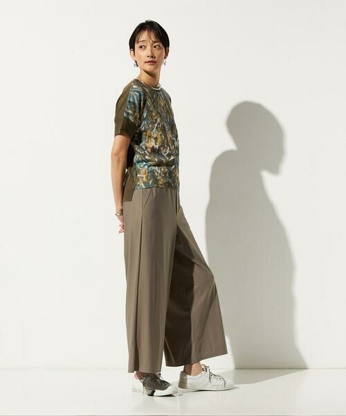 Precious Mild / プレシャスマイルド ニット・セーター | 【セットアップ対応】リーフプリント ニットプルオーバー | 詳細2