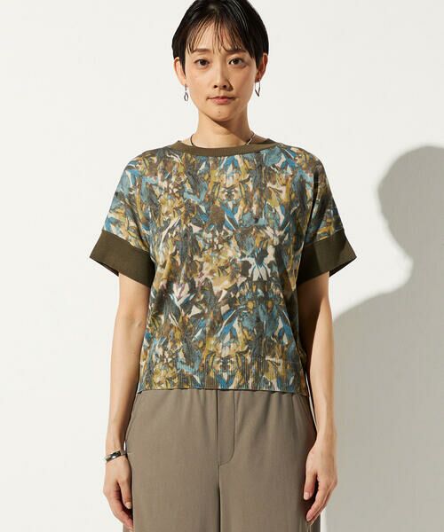 Precious Mild / プレシャスマイルド ニット・セーター | 【セットアップ対応】リーフプリント ニットプルオーバー | 詳細4