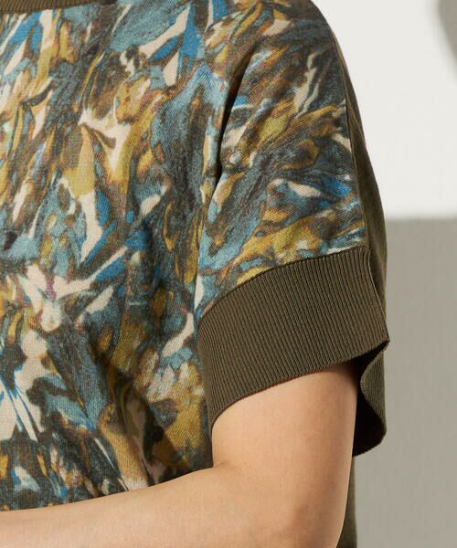 Precious Mild / プレシャスマイルド ニット・セーター | 【セットアップ対応】リーフプリント ニットプルオーバー | 詳細8