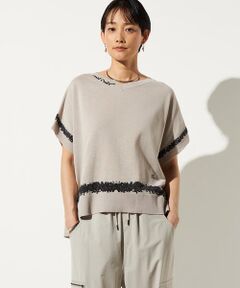 Precious Mild / プレシャスマイルド ニット・セーター | かすれライン ニットプルオーバー