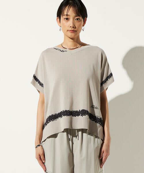 Precious Mild / プレシャスマイルド ニット・セーター | かすれライン ニットプルオーバー | 詳細4