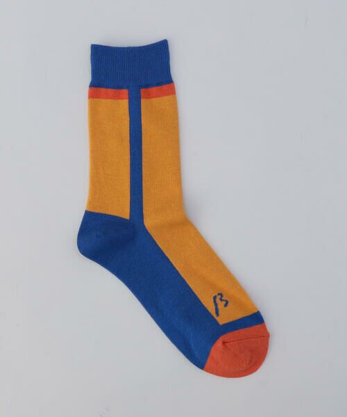 Precious Mild / プレシャスマイルド ソックス | 配色 ソックス（18:イエロー）