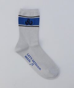 Precious Mild / プレシャスマイルド ソックス | ライン＋サイクリング刺繍 ソックス