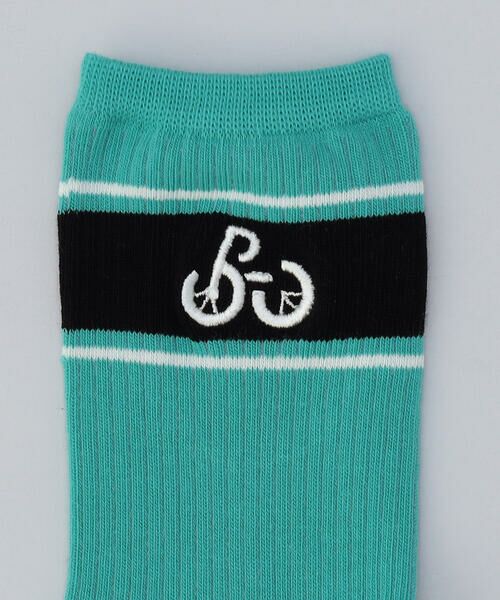 Precious Mild / プレシャスマイルド ソックス | ライン＋サイクリング刺繍 ソックス | 詳細2