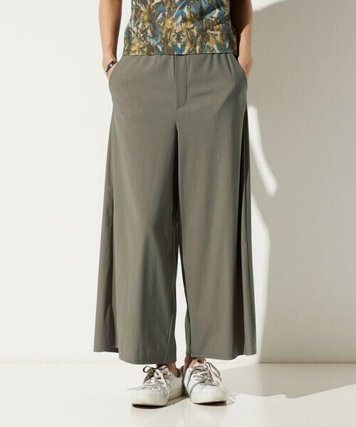 Precious Mild / プレシャスマイルド その他パンツ | 〔 +サイズ 〕 37.5(TM)テクノロジー クロップド ワイドパンツ | 詳細4