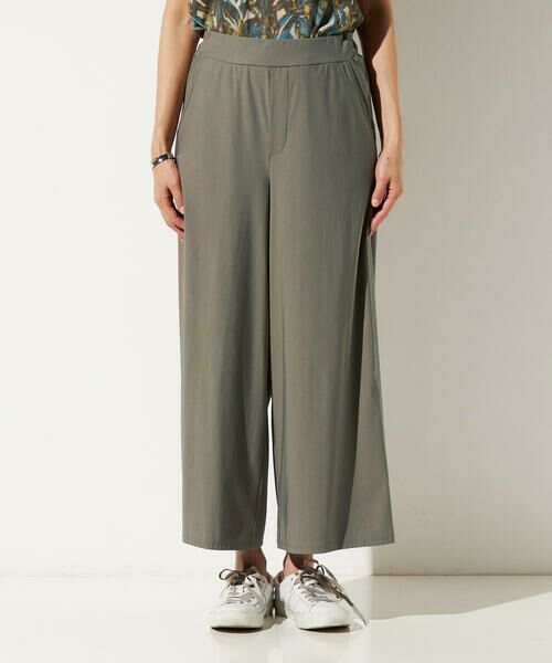 Precious Mild / プレシャスマイルド その他パンツ | 〔 +サイズ 〕 37.5(TM)テクノロジー クロップド ワイドパンツ | 詳細6
