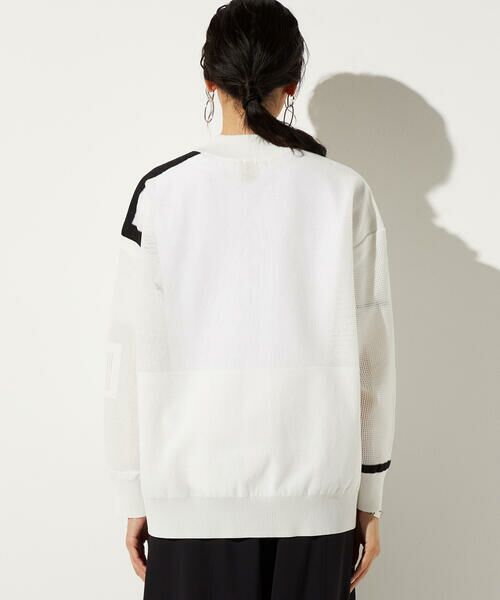 Precious Mild / プレシャスマイルド その他アウター | メッシュトロンプルイユ ニットブルゾン | 詳細9