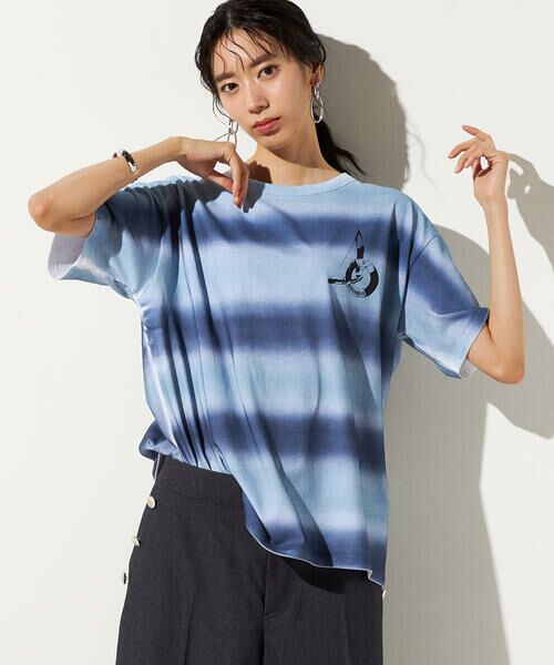 Precious Mild / プレシャスマイルド Tシャツ | スプレーボーダーTシャツ | 詳細3