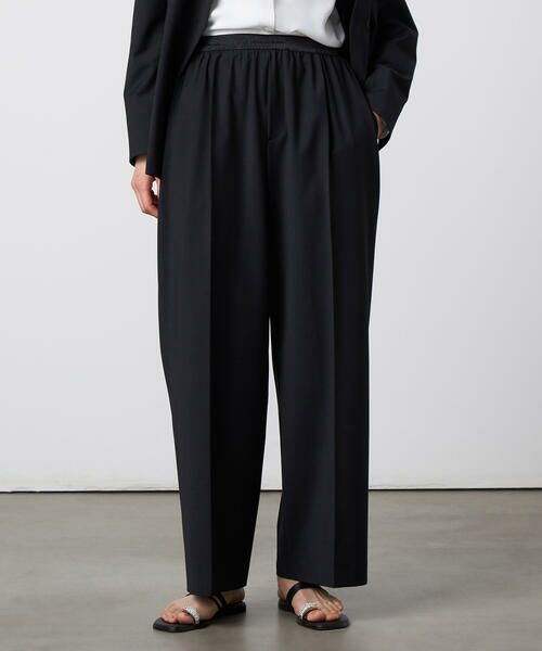 Precious Mild / プレシャスマイルド その他パンツ | 【セットアップ対応】2WAYストレッチ ワイドパンツ ブラック | 詳細5