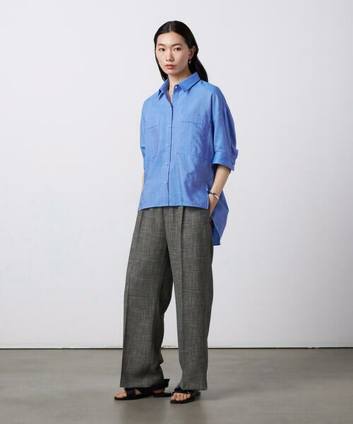 Precious Mild / プレシャスマイルド その他パンツ | 【セットアップ】カラミ織 ワイドパンツ | 詳細4