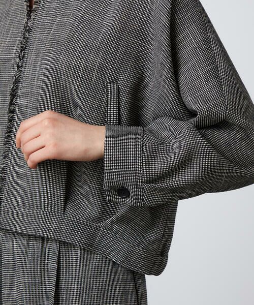 Precious Mild / プレシャスマイルド ブルゾン | 【セットアップ対応】カラミ織 ブルゾン | 詳細10