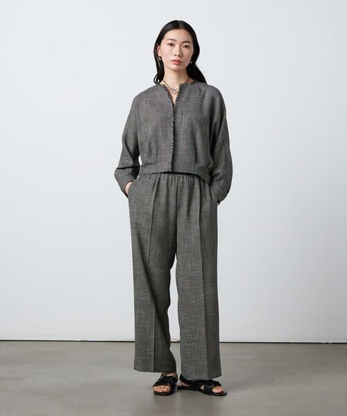 Precious Mild / プレシャスマイルド ブルゾン | 【セットアップ対応】カラミ織 ブルゾン | 詳細3