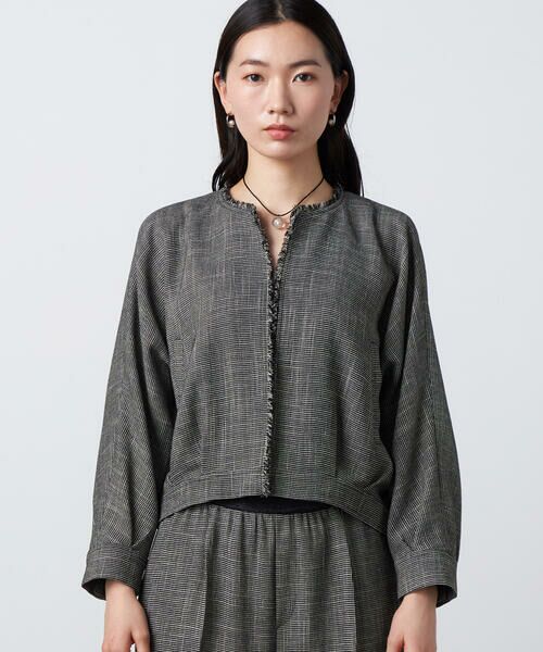 Precious Mild / プレシャスマイルド ブルゾン | 【セットアップ対応】カラミ織 ブルゾン | 詳細6