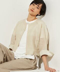 Precious Mild / プレシャスマイルド ブルゾン | 綿麻カラミ ブルゾン