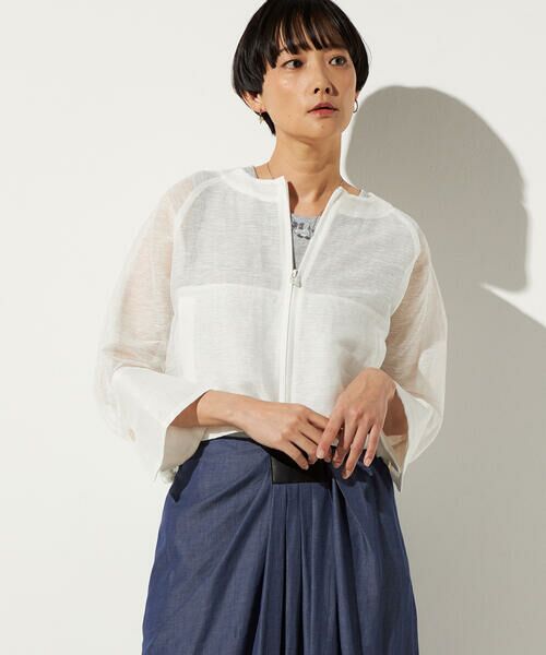 Precious Mild / プレシャスマイルド ブルゾン | 綿麻カラミ ブルゾン | 詳細4