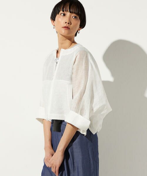 Precious Mild / プレシャスマイルド ブルゾン | 綿麻カラミ ブルゾン | 詳細6