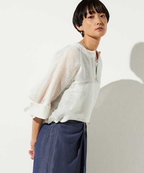 Precious Mild / プレシャスマイルド ブルゾン | 綿麻カラミ ブルゾン | 詳細8